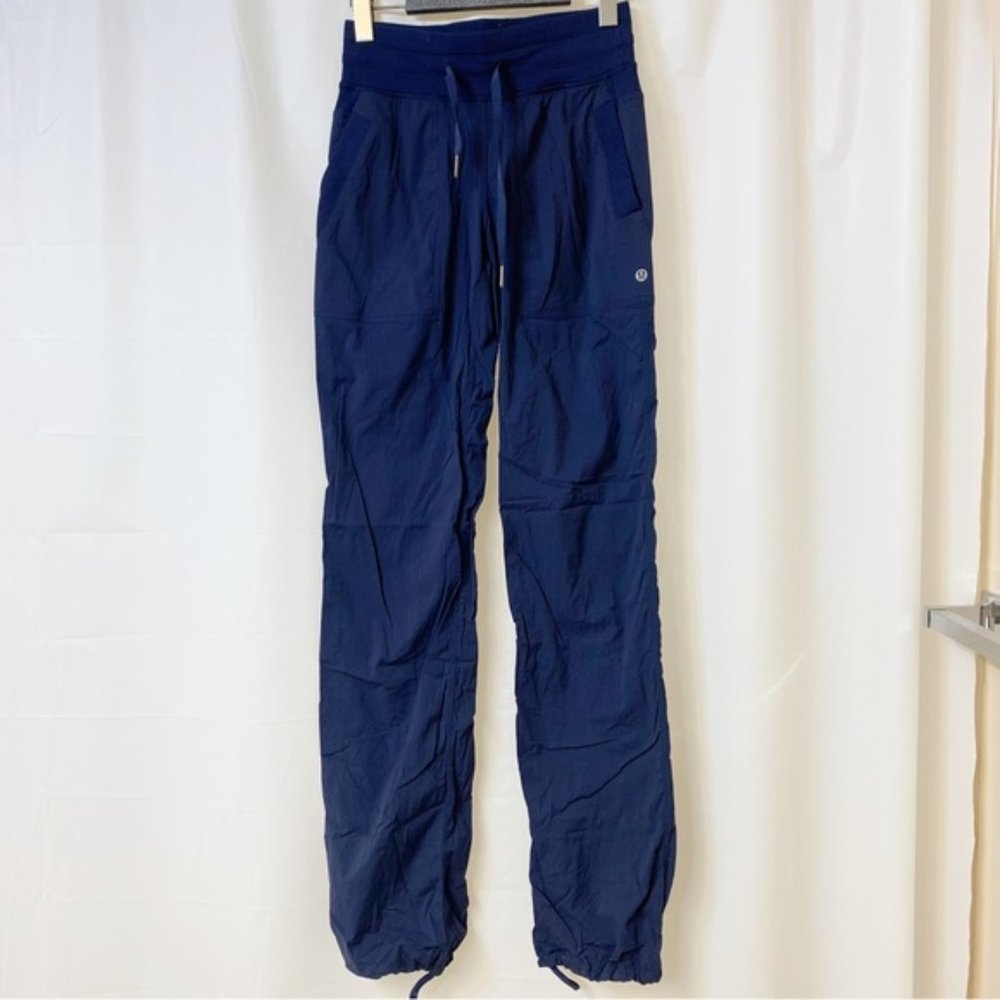 lululemon athletica Navy Drawstring Jogger Pants TALL